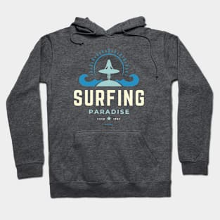 Surfing Paradise Surfer Surf Hoodie